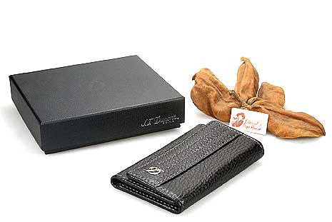 S.T. Dupont Lederetui fr Schlssel Line D Black